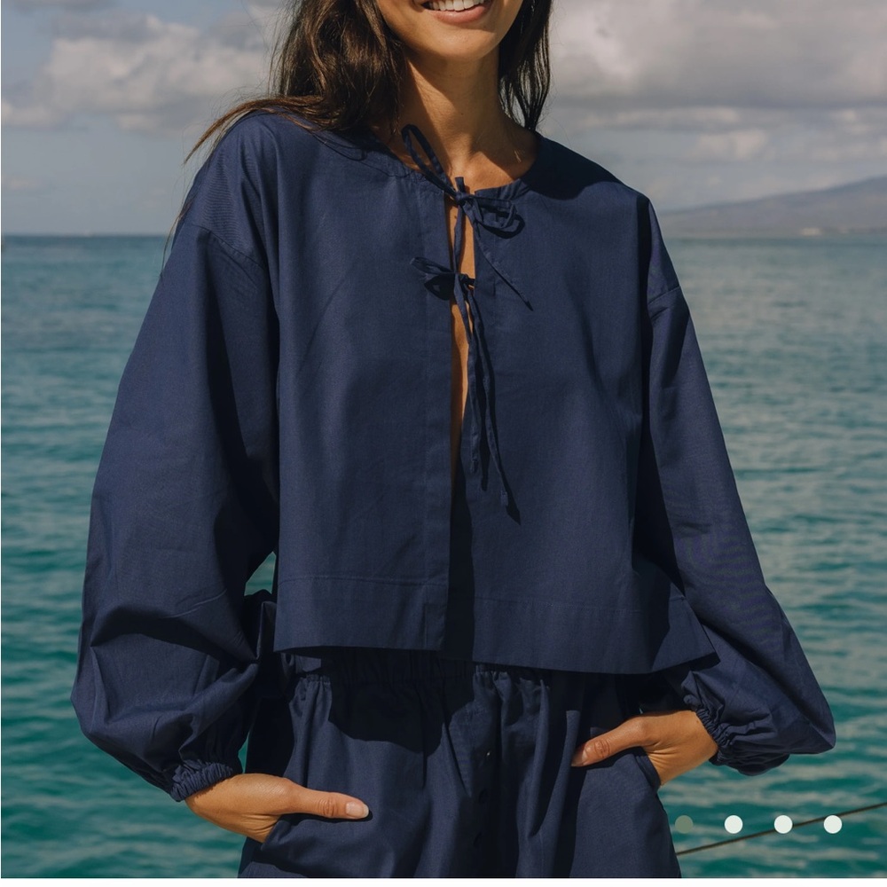 Daily Drills Poplin Tie Top